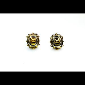 Two tone earrings